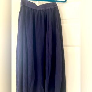La Ligne navy skirt